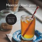 Clear 9 oz Juice Glasses (set of 6)